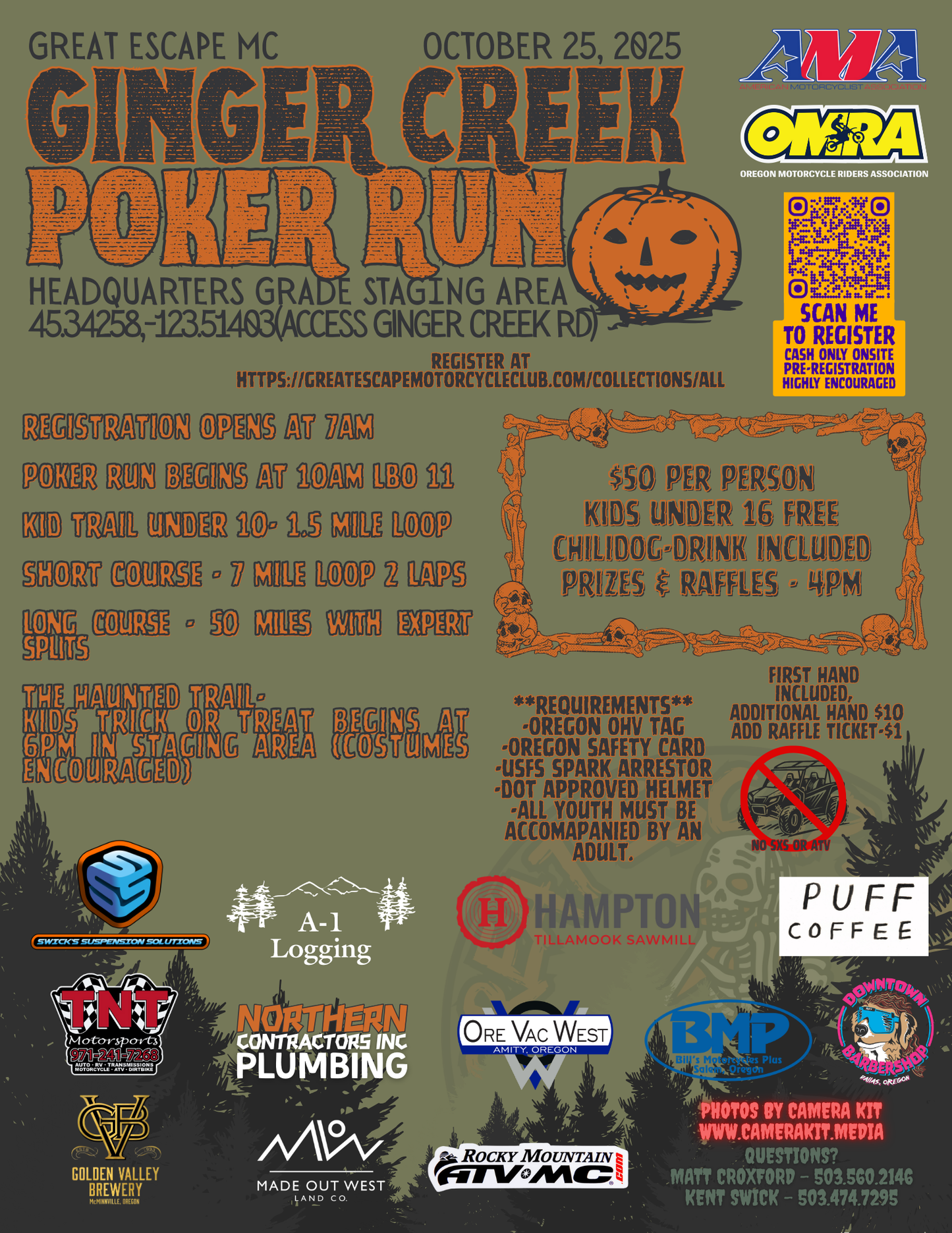 2025 Ginger Creek Poker Run